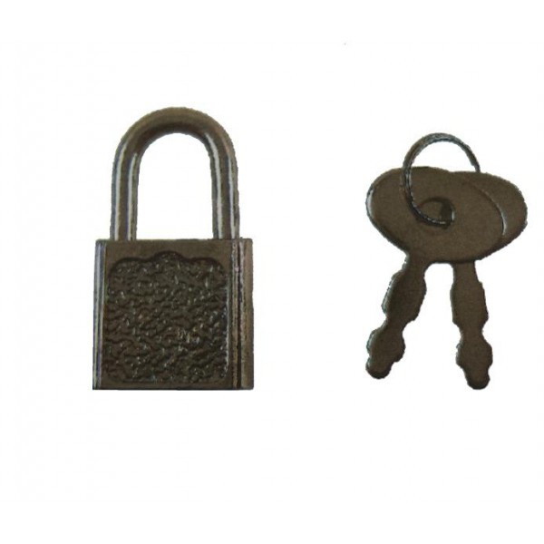 Lock with 2 keys