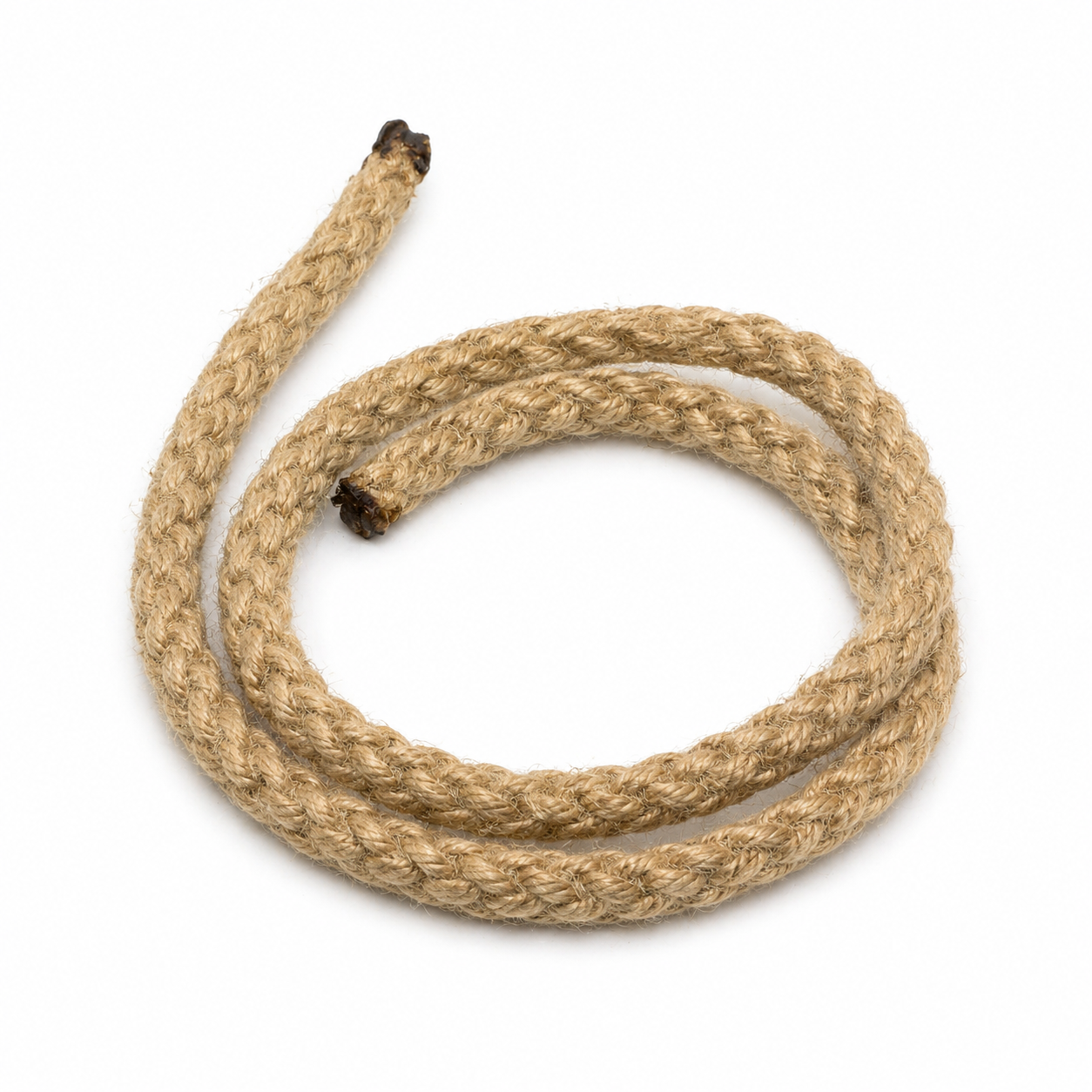 Braided hemp rope 8 mm