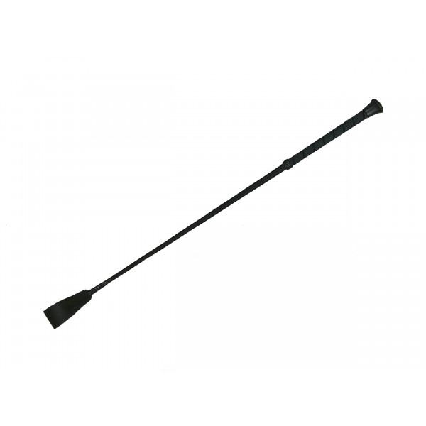 black crop with leather swat