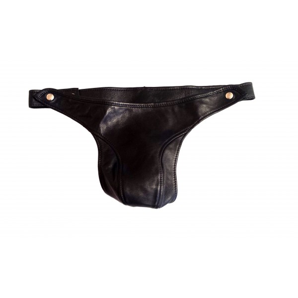 Men's thong with press studs only size S