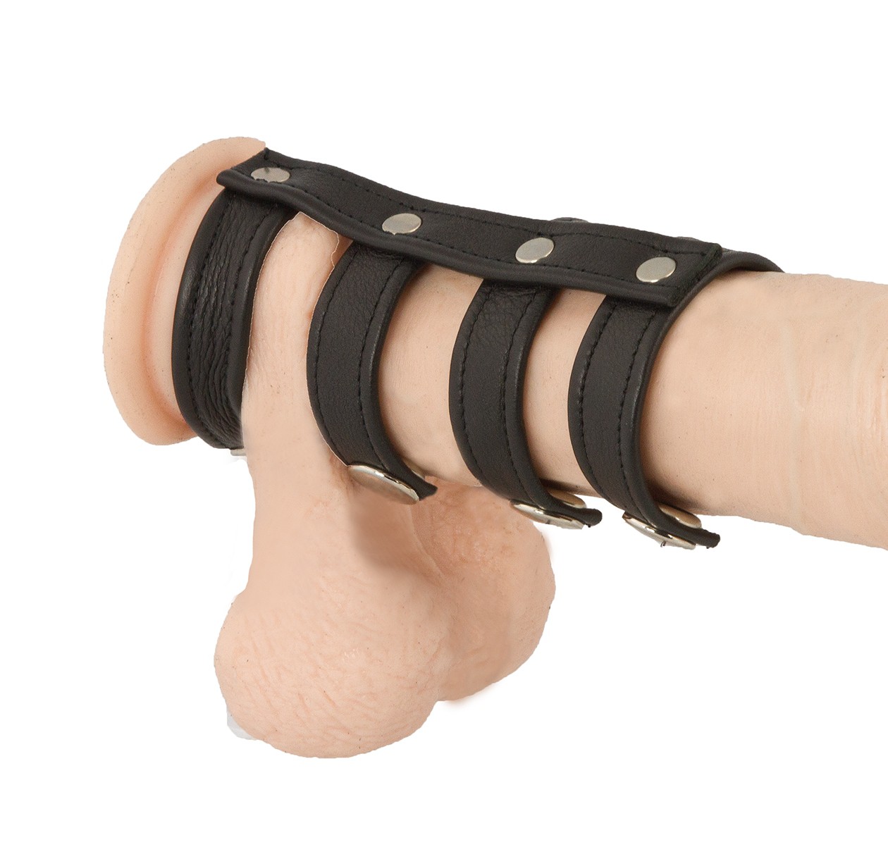 Cock harness with 4 straps