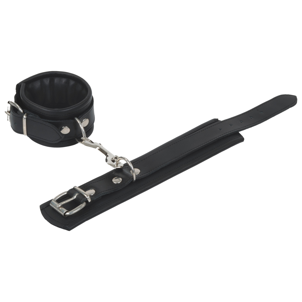 Padded ankle cuffs with snap hooks
