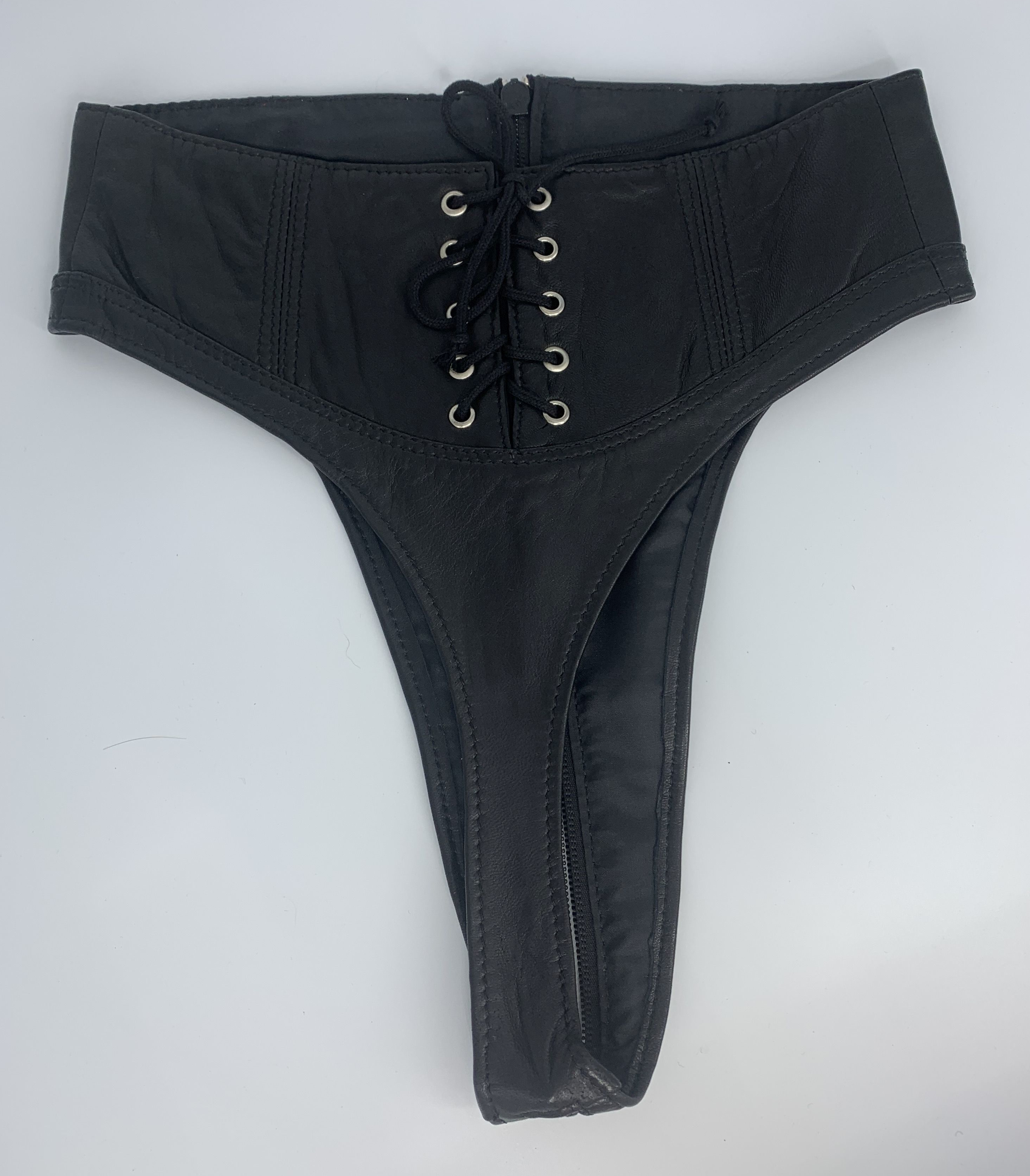 Ladies briefs with 2-way zip only size S
