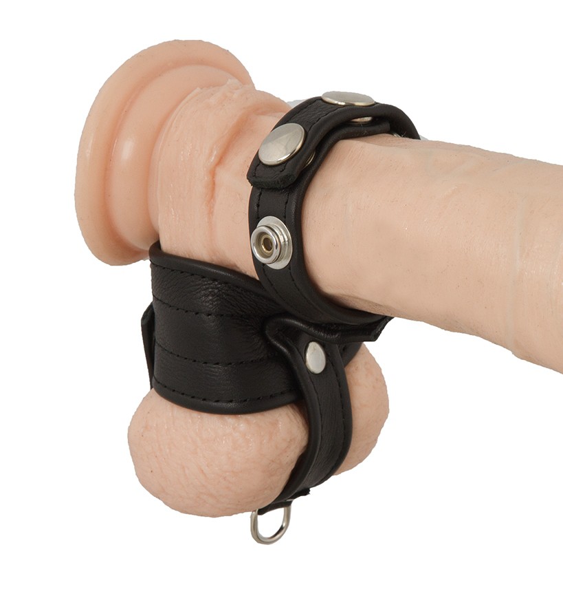 Penis strap + cock strap with ball divider