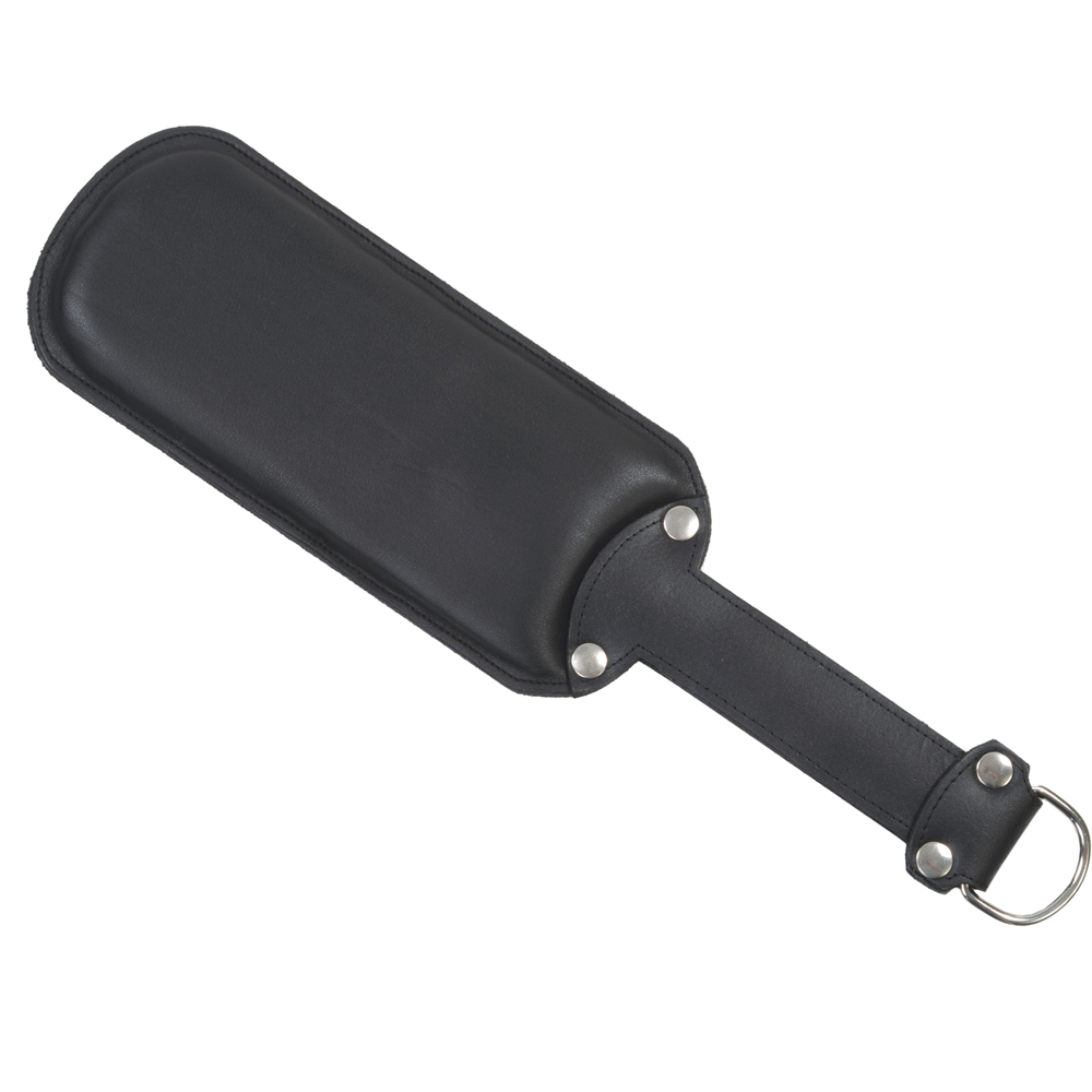 Paddle with spring steel insert, padded on one side