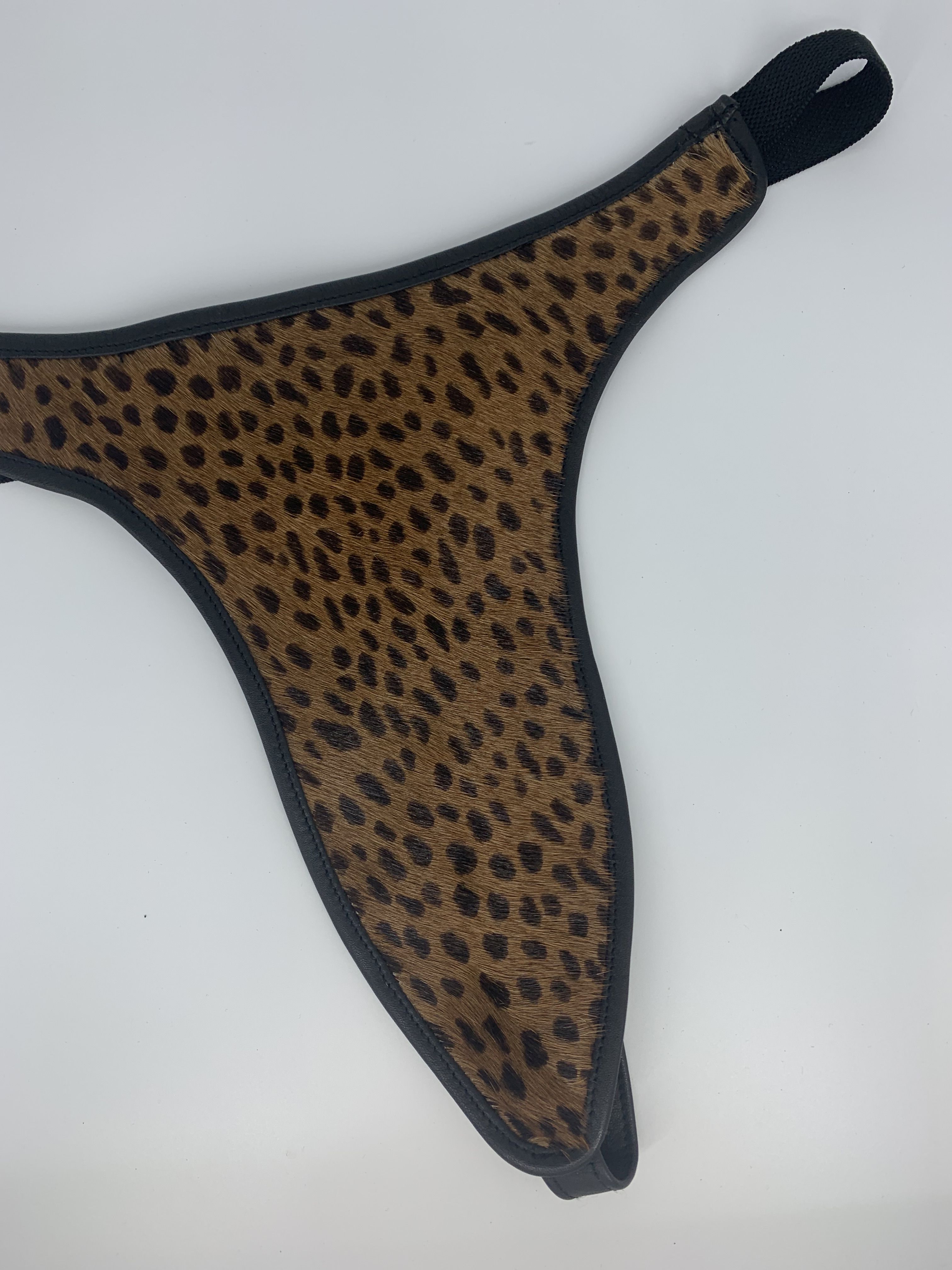 Ladies thong tiger look only size S