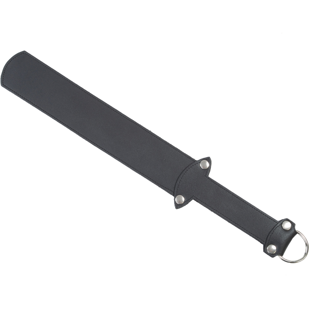 Punishment strap with spring steel insert