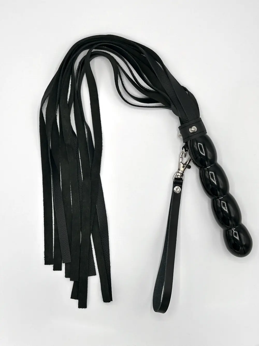 Strap whips and floggers from PM Body Leather