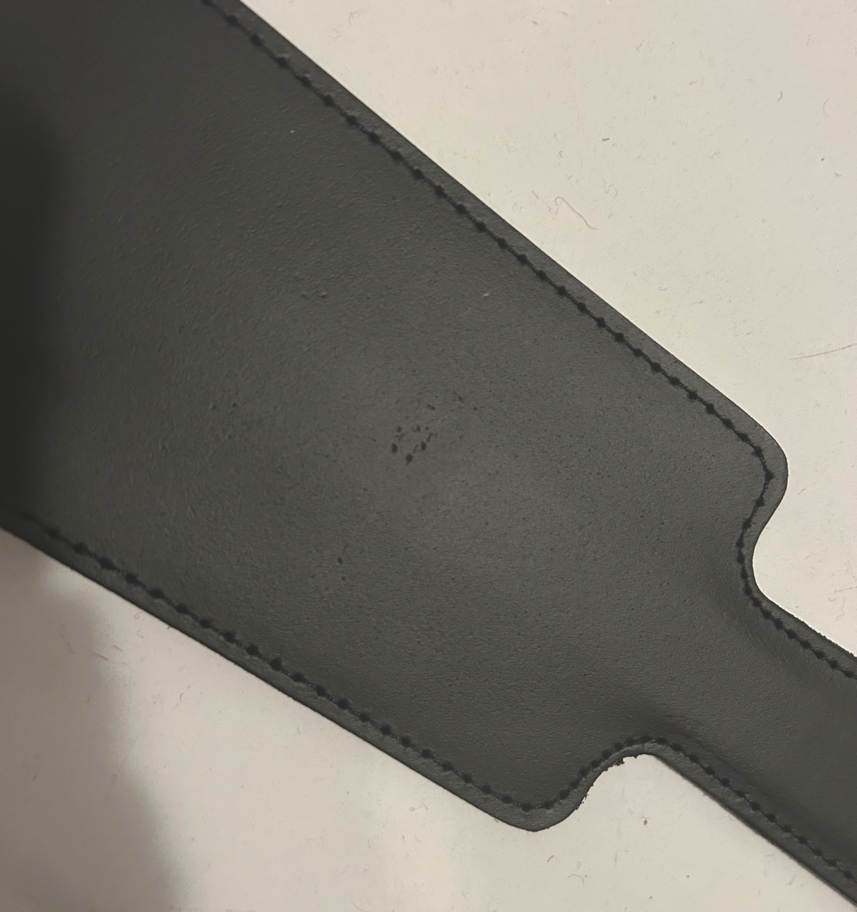 Leather paddle with thorns - scratches
