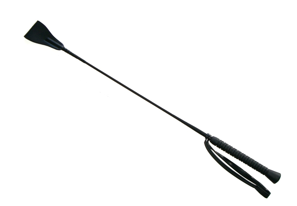 Crop with leather swatter