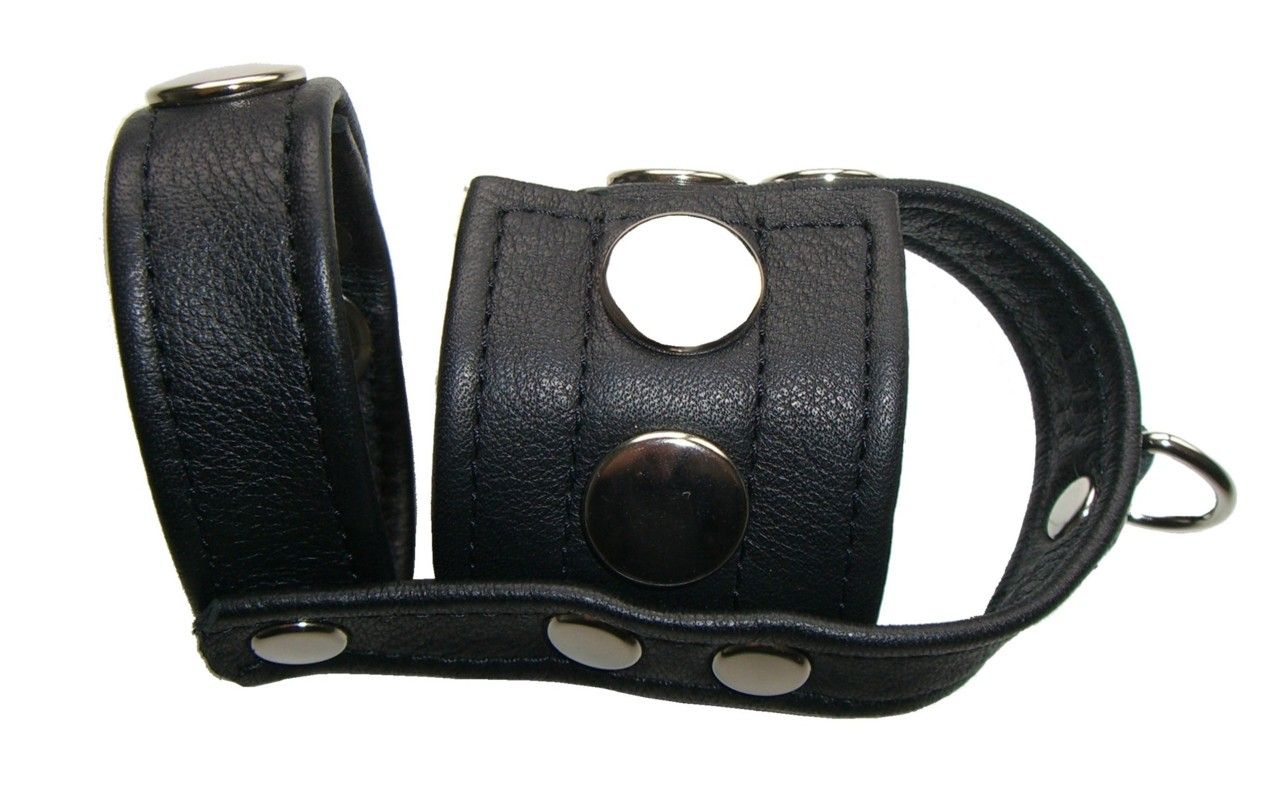 Penis strap + cock strap with ball divider