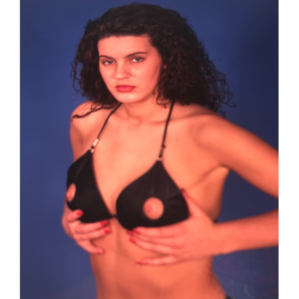Bra bikini shape with lacing
