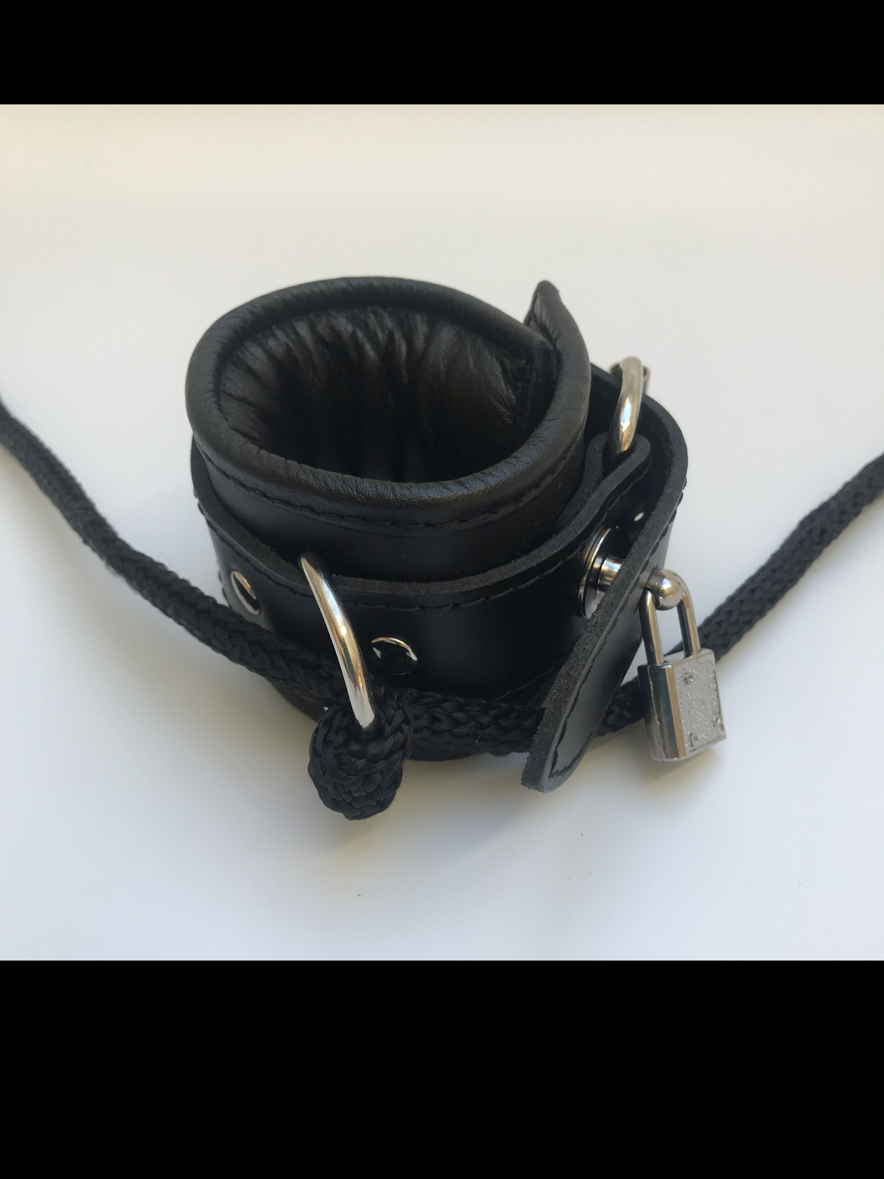 Special bonding rope, 8 mm, black