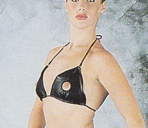 Bra bikini shape with lacing