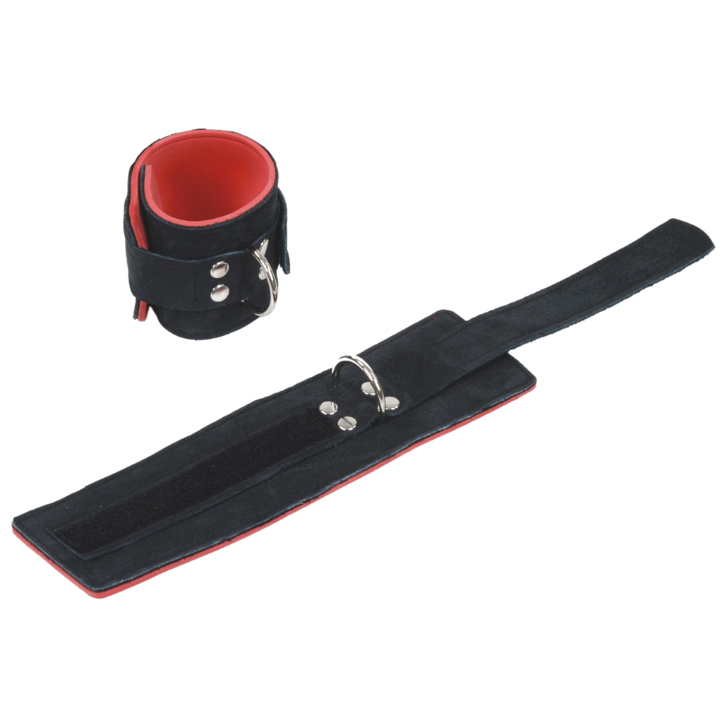 Handcuffs, outside suede inside foam rubber