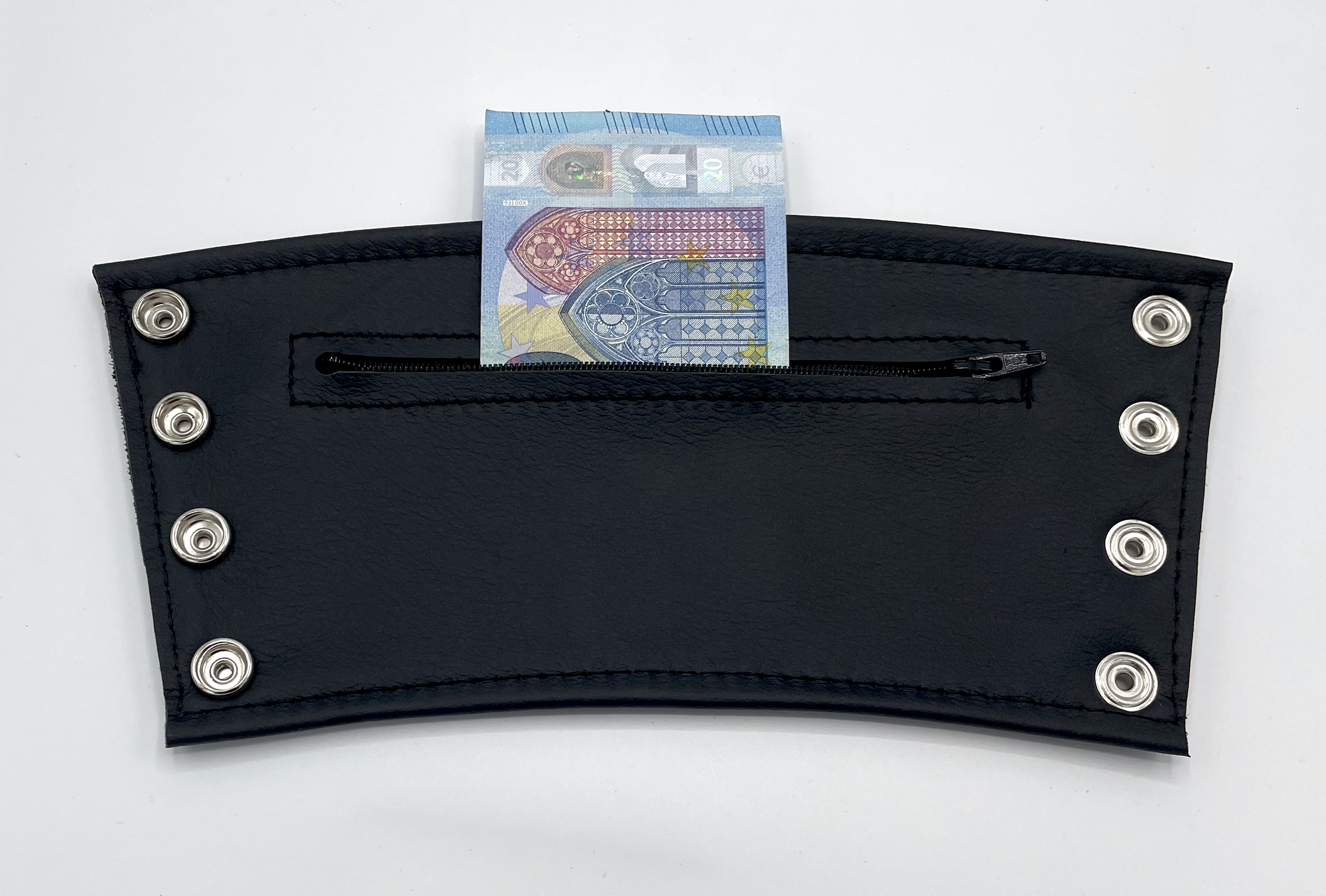 Bracelet with money pocket